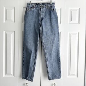 Levis 950 Orange Tab Jeans Womens 8 USA Vintage Relaxed Tapered Mom Denim Y2K